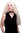 Party/Fancy Dress WIG seductive VAMP very curly kinky AMAZING VOLUME BRIGHT BLOND middle parting