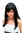 Party/Fancy Dress/Halloween Lady WIG long BLACK straight TH11-P103 Cosplay Goth Emo