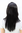 CUTE & COY black with brunette strands WIG bangs fringe LONG (9214 Colour 2B)