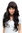 BEAUTIFUL dark brown BRUNETTE Lady QUALITY Wig wavy long (9317 Colour 4)