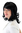 CUTE Lady QUALITY Wig BLACK bangs fringe CURLED ENDS (3019 Colour 1)
