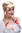 Party/Fancy Dress Lady WIG fringe BLOND 2 long BRAIDS Plaids pigtails OKTOBERFEST Dutch German Maid