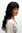 NATURAL LOOKING black LADY Quality WIG wavy LONG (6313 Colour 1B)