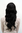 NATURAL LOOKING black LADY Quality WIG wavy LONG (6313 Colour 1B)