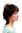 80ies NEW WAVE Lady QUALITY Wig RETRO cosplay BRUNETTE brown (26155 Colour 6)