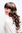 LOVELY Lady Quality WIG brunette & blonde mix CUTE BANGS slight curl (9328 Colour 2T33-27)