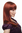 FOXY Lady QUALITY Wig RED straight BANGS fringe (3114 Colour 350)