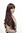 STUNNER Lady QUALITY Wig BRUNETTE brown very long CURLED ENDS (3116 Colour 2T33)