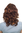 ROMANTIC CURLS Lady QUALITY Wig BRUNETTE mix strands BROWN shoulder-length CUTE fringe BANGS