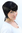 Lady QUALITY Wig BLACK & DOM short Bob Page Style (2405 Colour 2)