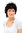 SHORT Lady Wig spiny WILD & NAUGHTY styled Hair MIXED BLACK with DARK BLOND strands A33-2B27