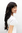 GORGEOUS Lady Fashion Quality Wig DARK BROWN FRINGE wavy long A40-4 65 cm