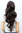 Long Lady Fashion Quality Wig mixed BROWN brunette wavy 6014A-2T33 70 cm Peluca