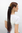 Hairpiece PONYTAIL (comb & ribbon wrap-around system) extension pigtail very long mahogany
