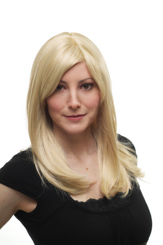 VERY CHIC Lady Quality Wig bright BLOND blonde STRAIGHT 3120-611 50 cm Peluca Parrucca
