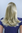 VERY CHIC & SEXY Lady Quality Wig BRIGHT BLOND blonde long STRAIGHT curved ends Peluca Parrucca
