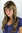 Long Lady Fashion Quality Wig light BROWN brunette or very DARK BLOND Side Parting straight