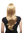 Long Lady Fashion Quality Wig caramel honey BLOND Side Parting straight 60 cm Peluca Pruik