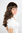 Lady Wig Fashion Wig DARK MEDIUM BROWN (colour 6B) slight curls SA-435-6B 50cm Peluca Pruik