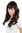 Lady Wig Fashion Wig DARK MEDIUM BROWN (colour 6B) slight curls SA-435-6B 50cm Peluca Pruik