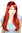 Lady Wig Fashion Wig RED straight long 60 cm 3115-350 Peluca Pruik