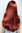 Lady Wig Fashion Wig RED straight long 60 cm 3115-350 Peluca Pruik