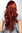 VERY LONG Lady Wig Fashion Wig curly wavy RUBY RED 4306-350 70 cm Peluca Pruik