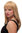 Sexy fashionable Lady Wig STRAIGHT caramel honey BLOND /w FRINGE 50 cm LONG Cosplay Roleplay Femdom
