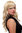 Long Lady Fashion Quality Wig BLOND blonde slight curl 9329-202 65 cm Peluca