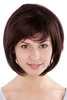 Lady Fashion Quality voluminous BOB Page Wig Short mixed BROWN brunette 49023-2T33 Parrucca Peluca