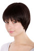 WIG ME UP ® - Lady Quality Wig short Page Bob dark brown boyish frayed style 1235-4