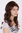 Lady Wig Fashion Wig slight curl wavy CHESTNUT brown brunette 3258-2T33 LONG 50cm Peluca Pruik