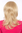 Blonde Damenperücke halblang Scheitel Farbe: 124