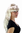 Party/Fancy Dress/Halloween Lady WIG long PLATINUM bright BLOND straight FRINGE Burlesque Cosplay