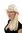 Party/Fancy Dress Lady WIG long 2 Plaids BRAIDS pigtails COILED bright blond Gothic Lolita Baroque