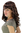 Party/Fancy Dress/Halloween Lady WIG long slightly curly BROWN fringe LM-142-P4