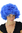 Afro Perücke Blau Hair Disco PW0011-PC3
