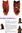 Haarteil mit 7 Klammern Tizian-Rot H9505-350