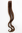 YZF-P1C18-8 One Clip Clip-In extension strand highlight curled wavy micro clip long medium brown