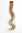 1 Clip-In extension strand highlight curled wavy micro clip long blond mix