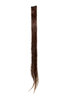 1 Clip-In extension strand highlight straight 1,5 inch wide, 25 inches long chestnut brown mix