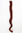 One Clip Clip-In extension strand highlight curled wavy micro clip long reddish brown auburn