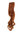 1 x Two Clip Clip-In extension strand curled wavy 3,5 inch wide, 18 inches long light copper brown