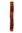1 x Two Clip Clip-In extension strand highlight straight 3,5 inch wide, 25 inches long rust red