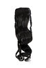 YZF-TC18-3 Hairpiece Pontail Pigtail extension slim light wavy comb and ribbon dark brown