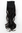 YZF-TC18-4 Hairpiece Pontail Pigtail extension slim light wavy comb and ribbon dark brown