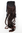 Hairpiece Pontail Pigtail extension slim light wavy comb and ribbon mahogany brown mix 18"