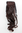 Hairpiece Pontail Pigtail extension slim light wavy comb and ribbon mahogany brown mix 18"
