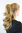 JL-0067-18-25 Ponytail Hairpiece extension long wavy dark blond blond mix claw clamp 18"