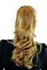 JL-0067-18-25 Ponytail Hairpiece extension long wavy dark blond blond mix claw clamp 18"